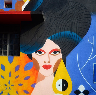 Flowery painting Tutu 1992